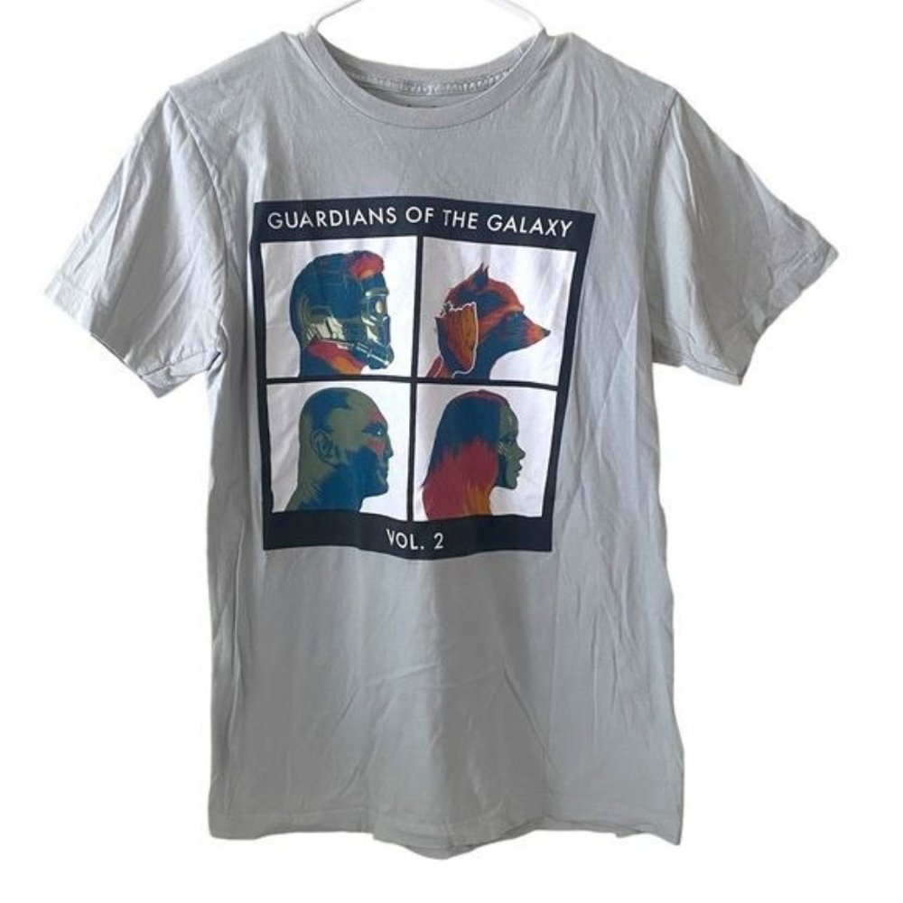 We Love Fine Marvel Guardians Of The Galaxy Vol. 2 Grey Short Sleeve Graphic Tee